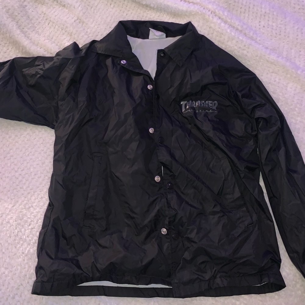 Black Thrasher Windbreaker